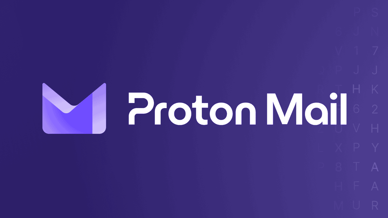Proton Mailのロゴ。紫色がブランドカラー。