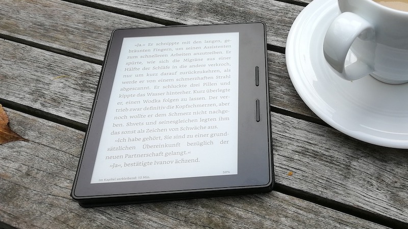 物理的なページめくりボタンを備えた唯一のKindleである「Kindle Oasis」