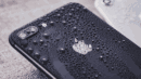 水に濡れたiPhone